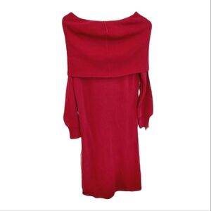 Vintage Vivanti Petites Sweater Dress Red Size 4 Petite